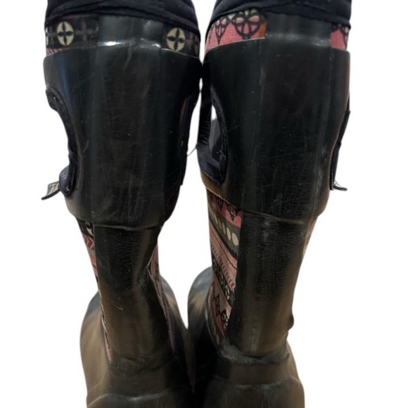 Bogs North Hampton Black Youth Rain Boots - Picture 4 of 7